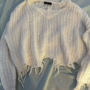 White Knit Sweater